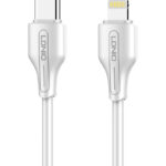 LDNIO καλώδιο Lightning σε USB-C LC122I, 30W PD, 2m, λευκό
