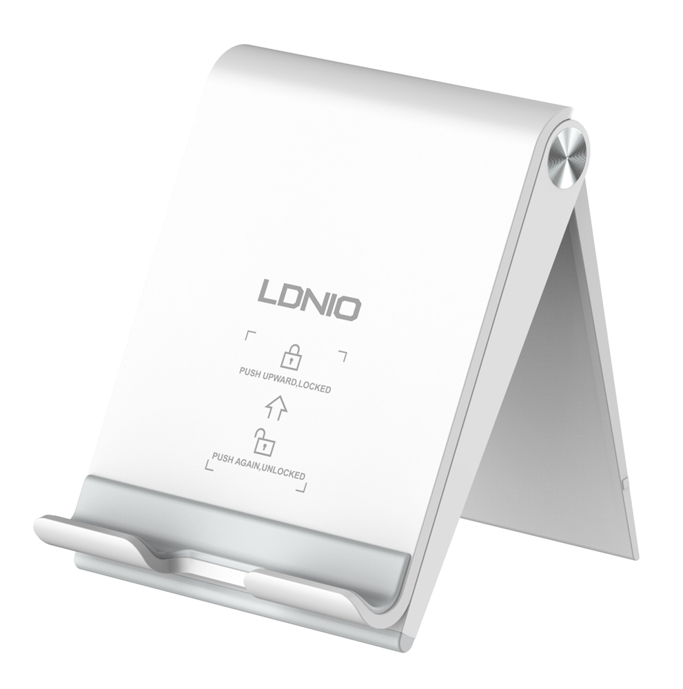 6933138691489.jpg LDNIO βάση smartphone MG07, foldable, 4.7-7.2", λευκή
