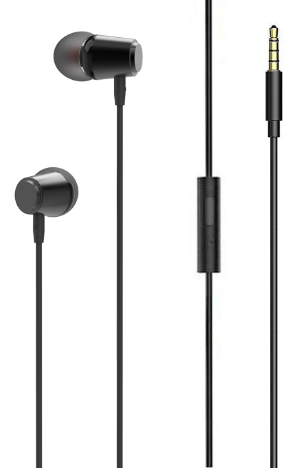 6933138691762.jpg LDNIO earphones με μικρόφωνο HP03, 3.5mm σύνδεση, Φ10mm, 1.2m, μαύρα