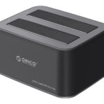 ORICO docking station για 2.5" ή 3.5" SATA HDD/SSD 6829C3-V1, 2 θέσεων, 5Gbps, μαύρο