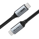 CABLETIME καλώδιο USB-C CT-C160-PU31-CMCM2, USB 3.2, 100W, 20Gbps, 4K, 1.5m, μαύρο