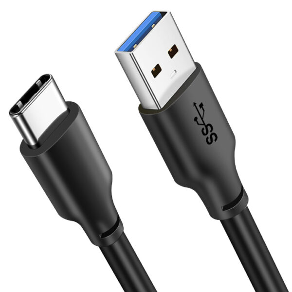 CABLETIME καλώδιο USB-C σε USB CT-C160-U33-CMAMN, 3A, 5Gbps, 3m, μαύρο