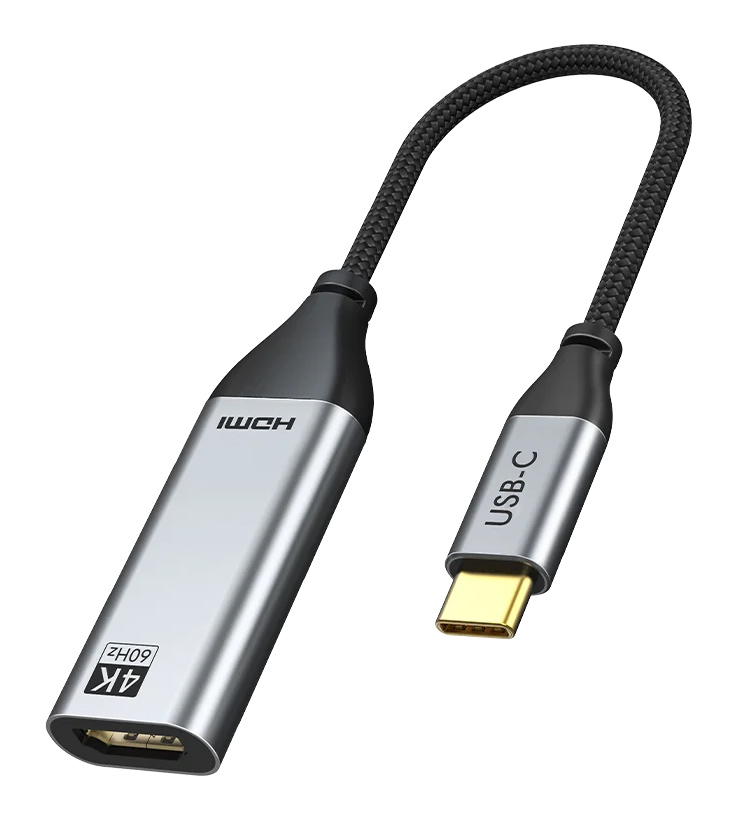 6975285502591.jpg CABLETIME αντάπτορας USB-C σε HDMI CT-C160-PU31-CMHDFN1, 4K/60Hz, 0.15m, μαύρος