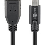 GOOBAY καλώδιο USB σε USB-C 71221, 15W, 5Gbps, 2m, μαύρο