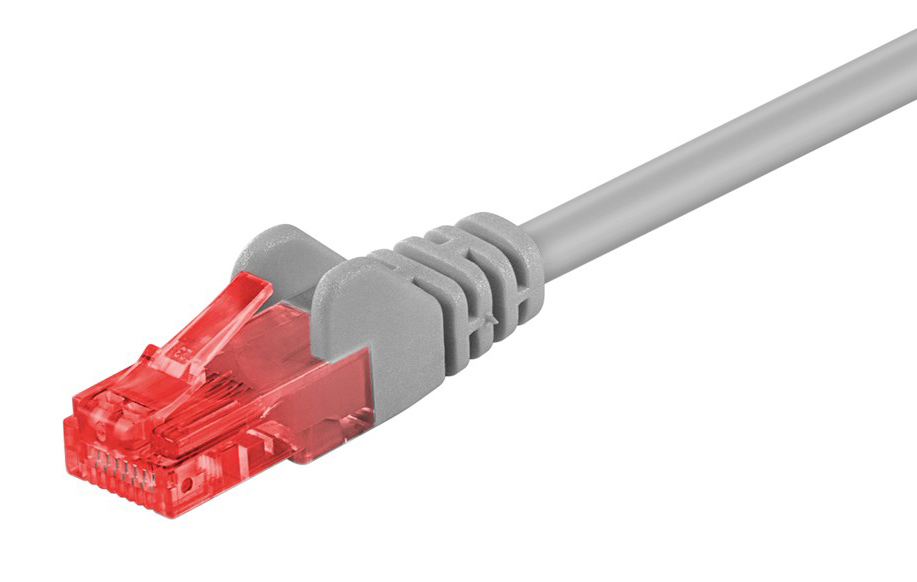 72576.jpg GOOBAY καλώδιο δικτύου 72576, CAT 6 U/UTP, CCA, 250MHz, 3m, γκρι