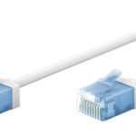 GOOBAY καλώδιο δικτύου 74287, CAT 6A U/UTP, ultra slim, copper, 500MHz, 2m, λευκό