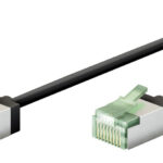GOOBAY καλώδιο δικτύου 74356, CAT 8.1 U/FTP, ultra slim, copper, 40Gbps, 5m, μαύρο