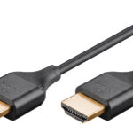 GOOBAY καλώδιο HDMI 75295 με Ethernet, slim, 4K/60Hz, 18 Gbps, 3m, μαύρο