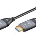 GOOBAY καλώδιο HDMI 2.1 76274 με Ethernet, AOC, 8K/60Hz, 48 Gbps, 10m, μαύρο