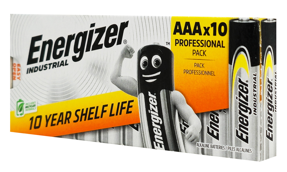 7638900361063.jpg ENERGIZER αλκαλικές μπαταρίες Industrial, AAA/LR03, 1.5V, 10τμχ