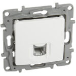 LEGRAND πρίζα RJ11 764569, λευκή
