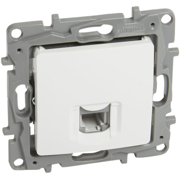 LEGRAND πρίζα RJ11 764569, λευκή