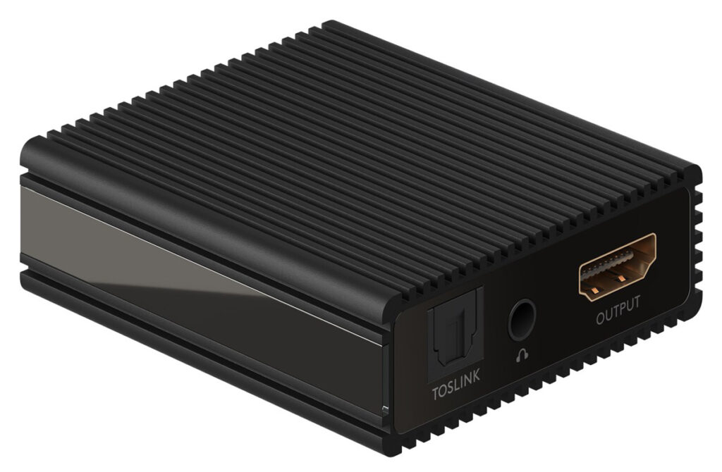 GOOBAY HDMI audio extractor 79138, 4K/30Hz, μαύρο