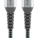 GOOBAY καλώδιο USB-C 79559, 60W, 480Mbps, 0.15m, μαύρο