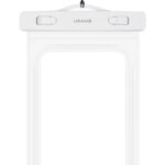 USAMS αδιάβροχη θήκη smartphone US-YD011, έως 7", IPX8, λευκή