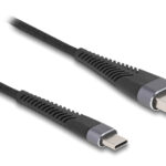 DELOCK καλώδιο USB σε USB-C 81121, 60W, 480Mbps, 1m, μαύρο