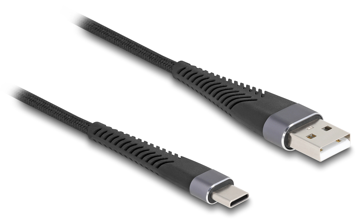81123.jpg DELOCK καλώδιο USB σε USB-C 81123, 60W, 480Mbps, 3m, μαύρο