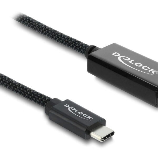 DELOCK καλώδιο USB-C σε HDMI 81704, 4K/60Hz, 2m, μαύρο