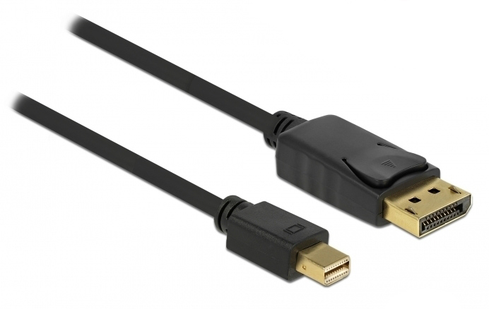 82438.jpg DELOCK καλώδιο mini DisplayPort σε DisplayPort 82438, 4K/60Hz, 2m, μαύρο