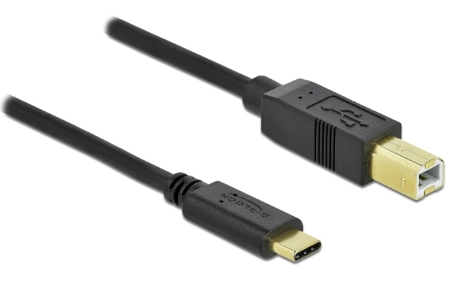 83330.jpg DELOCK καλώδιο USB-C σε USB Type B 83330, 2m, μαύρο