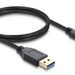 DELOCK καλώδιο USB-C σε USB 83870, 10Gbps, 1m, μαύρο