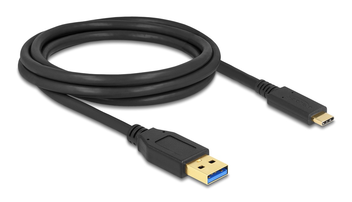 84004.jpg DELOCK καλώδιο USB-C σε USB 84004, 10Gbps, 2m, μαύρο