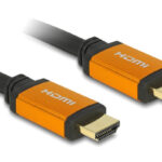 DELOCK καλώδιο HDMI 85729, 8K/60Hz, 48 Gbps, eARC, HDR, 2m, μαύρο
