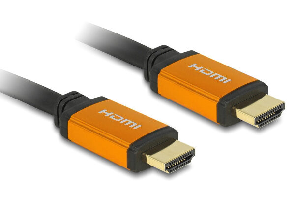 DELOCK καλώδιο HDMI 85729, 8K/60Hz, 48 Gbps, eARC, HDR, 2m, μαύρο