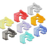 DELOCK clip επιδιόρθωσης RJ45 86420, 8 χρώματα, 16τμχ
