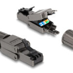 DELOCK βύσμα RJ45 CAT 8.1 STP 86514, tool-free, γκρι