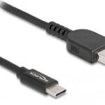 DELOCK καλώδιο τροφοδοσίας laptop 87970, USB-C σε Lenovo 11x4.5mm, 1.5m, μαύρο