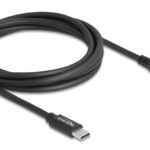 DELOCK καλώδιο τροφοδοσίας laptop 87974, USB-C σε Dell 4.5x3mm, 1.5m, μαύρο