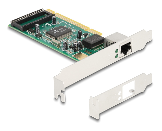 88084.jpg DELOCK κάρτα επέκτασης PCI σε 1x RJ45 Gigabit 88084, 1000Mbps