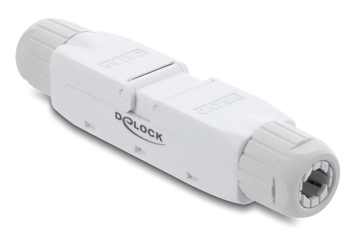 91126.jpg DELOCK σύνδεσμος LSA 91126, CAT 6A unshielded, tool-free, λευκός