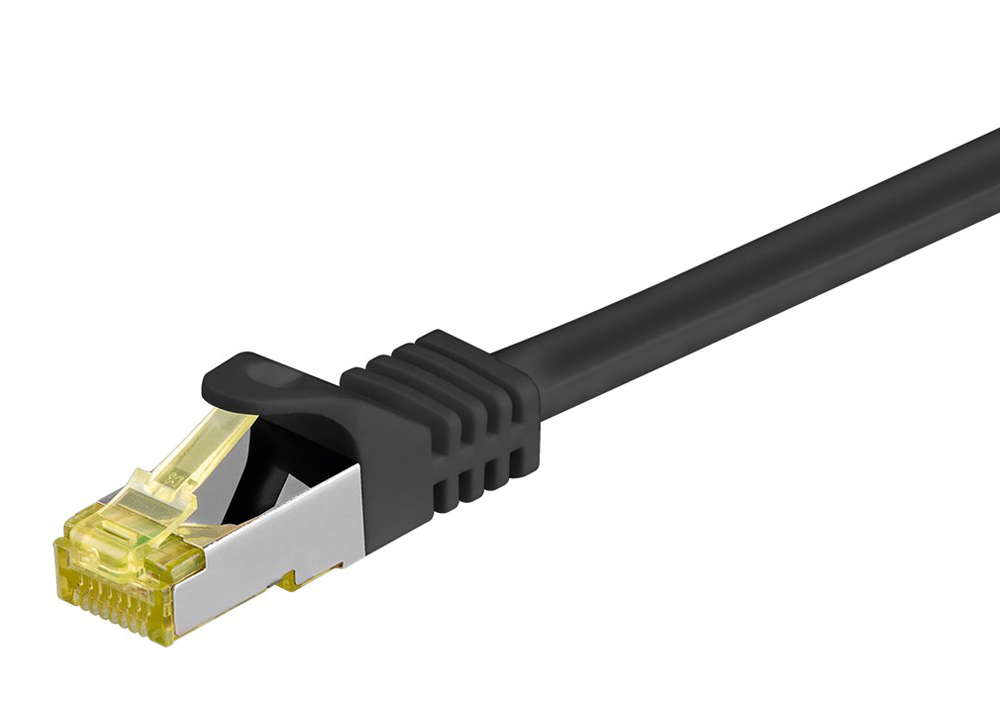 91599.jpg GOOBAY καλώδιο δικτύου 91599, CAT 7 S/FTP, 500MHz, CU, 1.5m, μαύρο