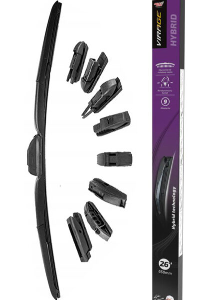MOJE AUTO υαλοκαθαριστήρας Hybrid 92-H26, 26" (650mm), 9 αντάπτορες