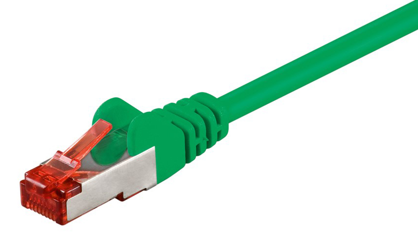 92454.jpg GOOBAY καλώδιο δικτύου 92454, CAT 6 S/FTP, copper, 250MHz, 0.15m, πράσινο