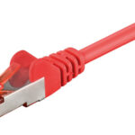 GOOBAY καλώδιο δικτύου 92458, CAT 6 S/FTP, copper, 250MHz, 0.15m, κόκκινο