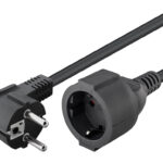 GOOBAY μπαλαντέζα προέκταση ρεύματος 93094, schuko, 3x 1.5mm², 5m, μαύρη