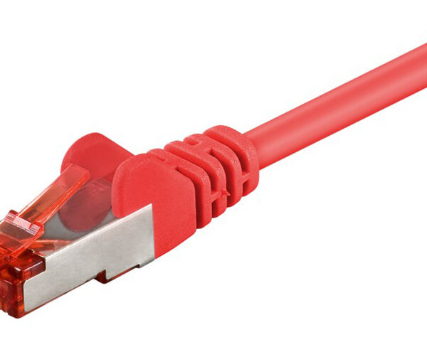 GOOBAY καλώδιο δικτύου 93214, CAT 6 S/FTP, copper, 250MHz, 0.25m, κόκκινο