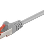 GOOBAY καλώδιο δικτύου 93371, CAT 6 S/FTP (PiMF), CCA, 0.25m, γκρι