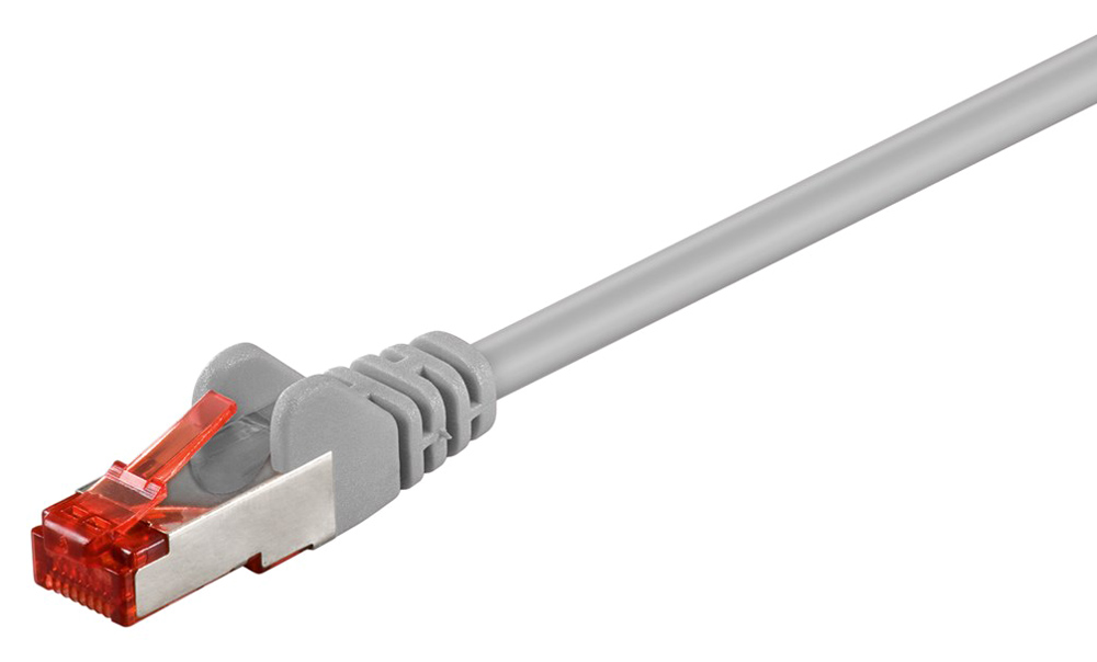 93568.jpg GOOBAY καλώδιο δικτύου 93568, CAT 6 S/FTP (PiMF), CCA, 0.5m, γκρι