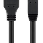 GOOBAY καλώδιο USB 3.0 93655, 5 Gbit/s, 1.8m, μαύρο