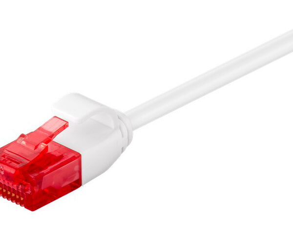 GOOBAY καλώδιο δικτύου 93691, CAT 6 U/UTP, slim, copper, 0.5m, λευκό