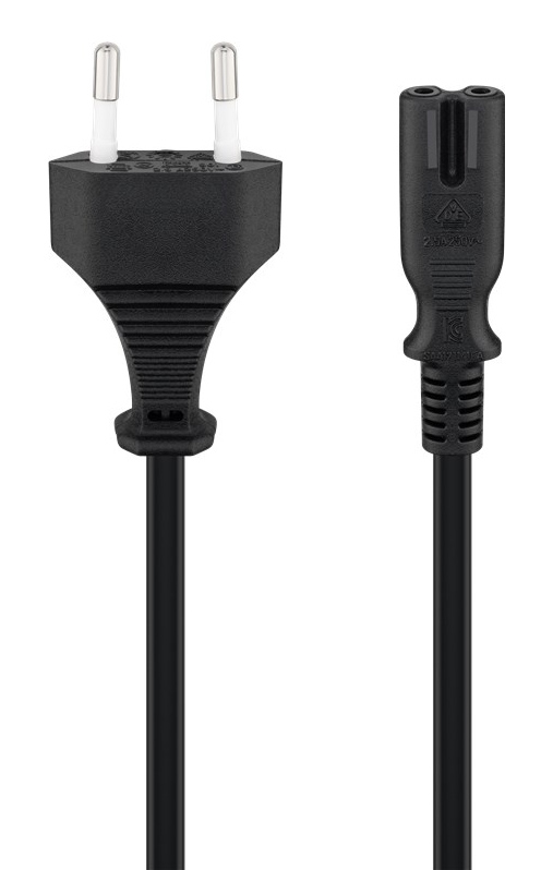 95039.jpg GOOBAY καλώδιο τροφοδοσίας Euro 95039, 2x 0.75mm², 5m, μαύρο
