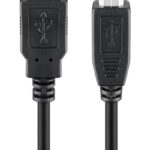 GOOBAY καλώδιο USB σε USB Type B 95129, 0.25m, 480Mbps, μαύρο