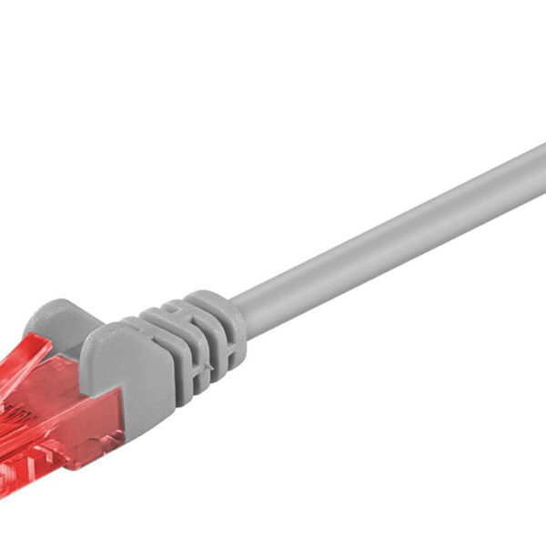 GOOBAY καλώδιο δικτύου 95250, CAT 6 U/UTP, CCA, 0.25m, γκρι