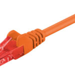 GOOBAY καλώδιο δικτύου 95253, CAT 6 U/UTP, CCA, 250MHz, 0.25m, πορτοκαλί