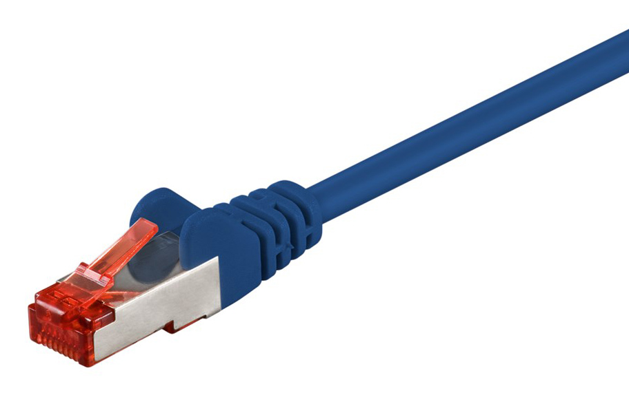 95452.jpg GOOBAY καλώδιο δικτύου 95452, CAT 6 S/FTP, CCA, 250MHz, 0.25m, μπλε