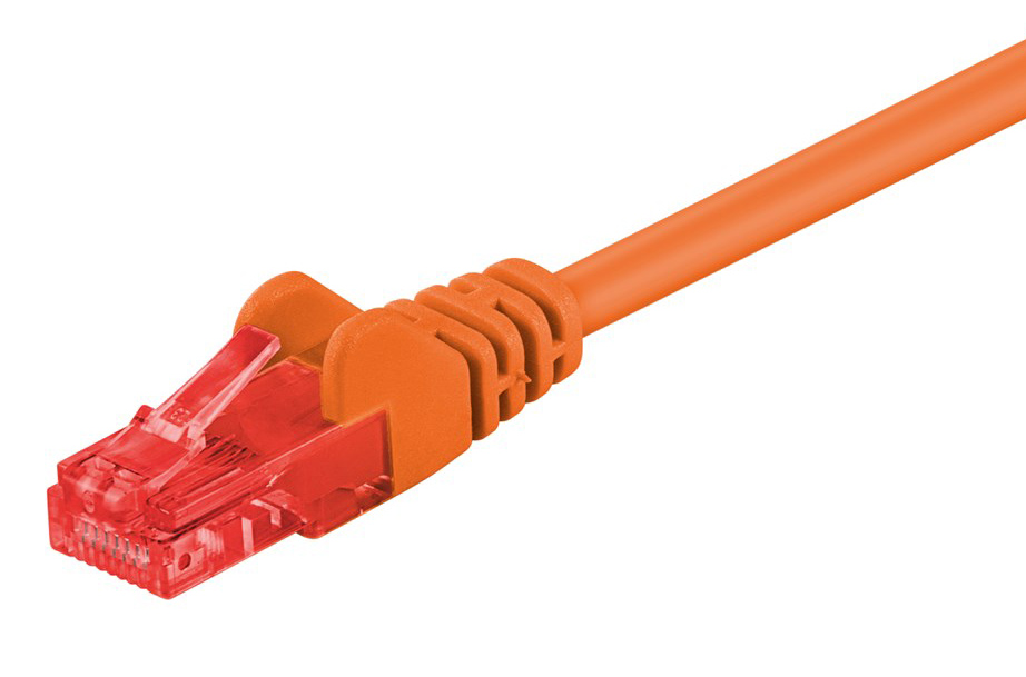 95594.jpg GOOBAY καλώδιο δικτύου 95594, CAT 6 U/UTP, CCA, 250MHz, 1.5m, πορτοκαλί